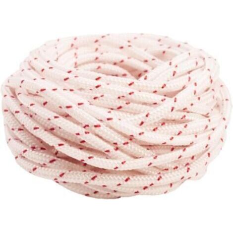 10 mètres corde lanceur tondeuse 4mm, corde lanceur motoculteur tronconneuse (4mm 10m)