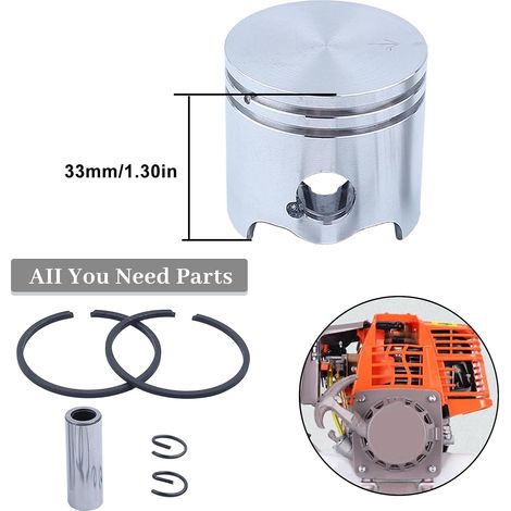 Kit di fasce elastiche da 35 mm per decespugliatore STIHL FS120 FS120R FS300 BT120C BT121 BT121Z con tagliabordi, sostituisce il codice 4134 030 2011.