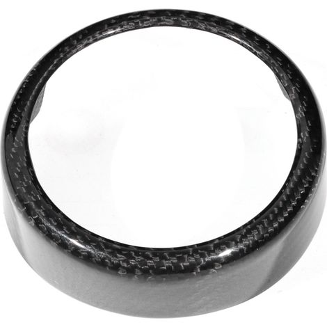 Calandre en Fibre de Carbone Emblème Cadre Béquille Garniture Compatible Alfa Romeo Giulia 17-19 (1/3)
