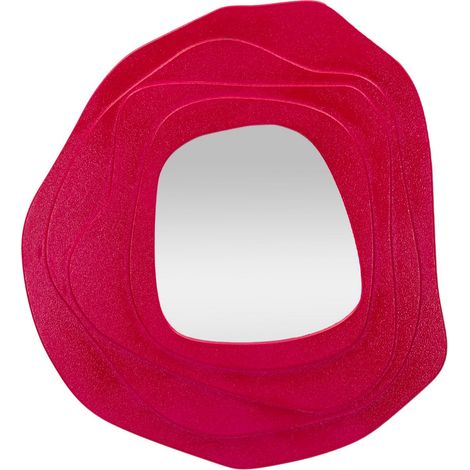 Specchio da parete in legno fucsia, 90x4x97 cm – Dalia (1/5)