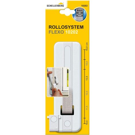 Couvercle amovible pour enrouleur de sangle volet roulant à encastrer, Espacement variable des trous 105-160 mm, Blanc (1/5)