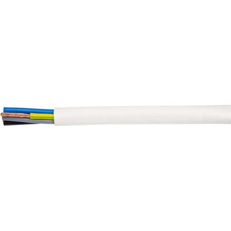 Cable de taller H05VV-F (OWY) 5x2.5 blanco /tambor/