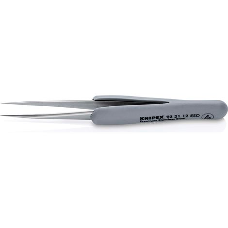 Draper RUBBER TWEEZERS ESD S/STEEL 13196 13196 ESD Precision Tweezers with rubber handles ESD