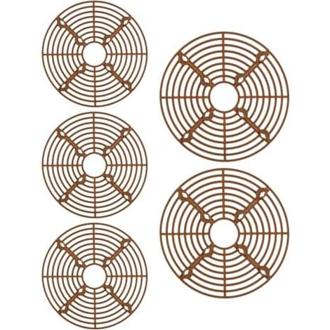 Lot de 5 pots fleurs découpables avec filets pour chiots et chiens - Pour intérieur extérieur (1/5)