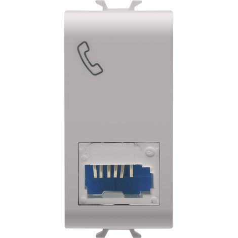 CONNECTEUR TELEPHON. STD ANGL. BEIGE GEWISS GW13406