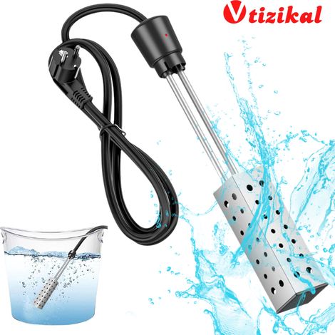 Chauffe-eau Électrique Immersion 3000W Portable Acier Inoxydable 304 - AUTRES (1/4)
