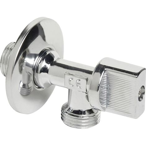 WOLFPACK LINEA PROFESIONAL llave de escuadra 1/2x1/2 , Llave de escuadra                1/2x1/2 - Llave para grifo angular.- Metal cromado.- Medida: 1/2 x 1/2   &lt