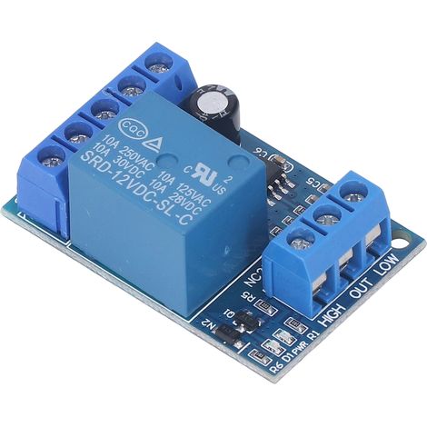 Pompe DC12V contrôleur automatique de distribution d'eau, capteur de niveau liquide, module relais interrupteur pour moteur, alimentation aquarium et pompe submersible. (1/5)