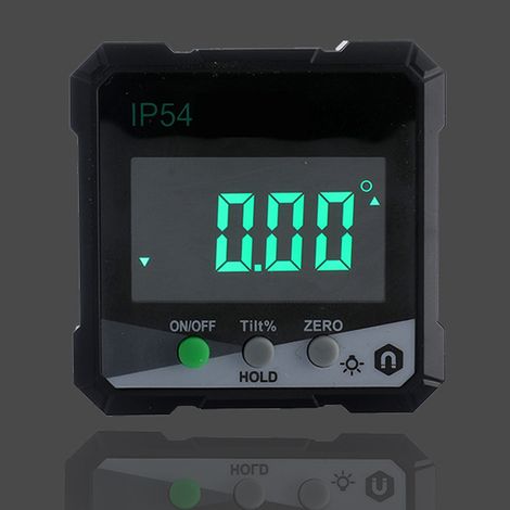 Niveau à pente numérique 4x90° IP54 écran LCD aimanté mesureur d'angle vert DLW30 GRD (1/5)