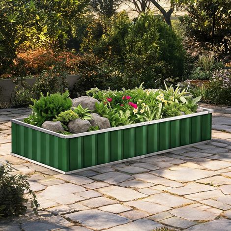 SunJet Porte-plantes, étagère à plantes, Bac potager rectangulaire - Réf. FDRCHPTL5AA7 (1/5)