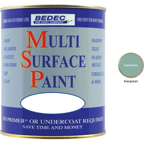 Bedec Multi Surface Paint - Gloss - Evergreen - 750ml