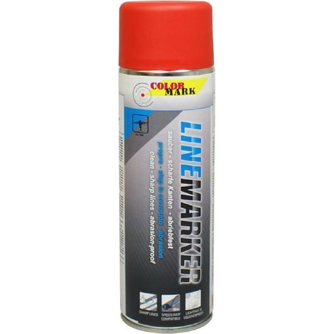 Peinture De Marquage Au Sol Rouge Spray 500ml Colormark