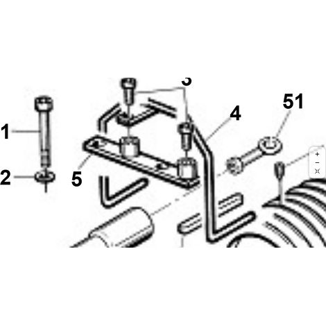 TORNILLO BRUG.M10X95 8.8 UNI 5931 ZNT ORIGINAL KUBOTA GIANNI FERRARI 00111400007 (1/2)