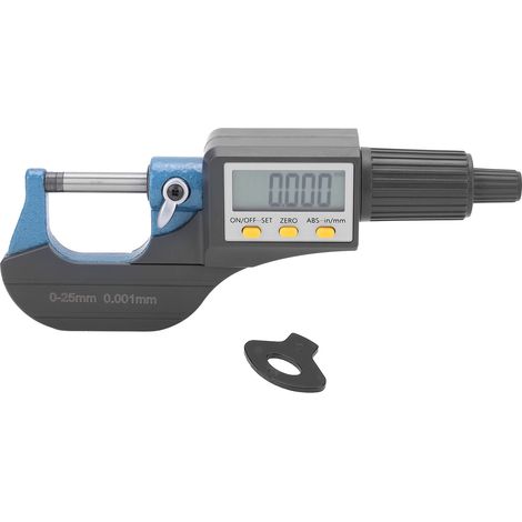 Digitales Mikrometer mit LCD-Anzeige und Feineinstellknopf, Werkzeug zur Wanddickenmessung (1/5)