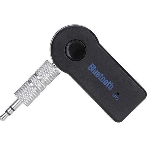 Adaptador receptor de audio estéreo para coche con manos libres Bluetooth inalámbrico de 3,5 mm (1/4)
