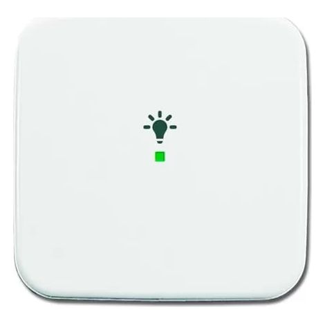 BUSCH-JAEGER Wippe 6231-10-214, Symbol Licht, free@home, alpinweiß (1/2)