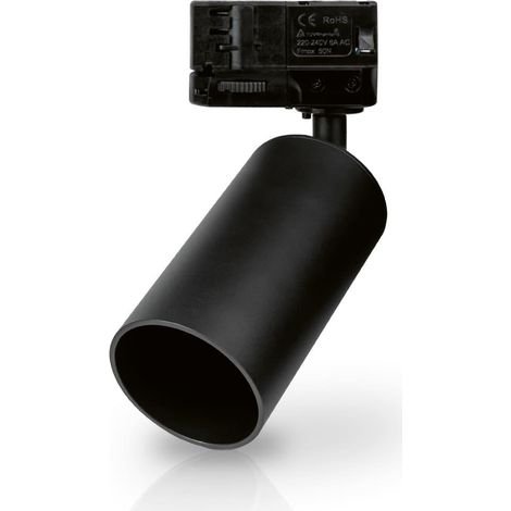3-Phasen GU10 Kopf - Farbe: schwarz (1/5)