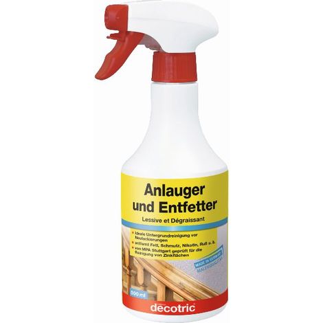 Decotric Anlauger und Entfetter 500 ml Abbeizer