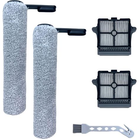 Pack accessoires pour Tineco Floor One S6 / Floor One S7 PRO  - Rouleau Brosse [Lot 2] Filtre [Lot 2] (1/5)