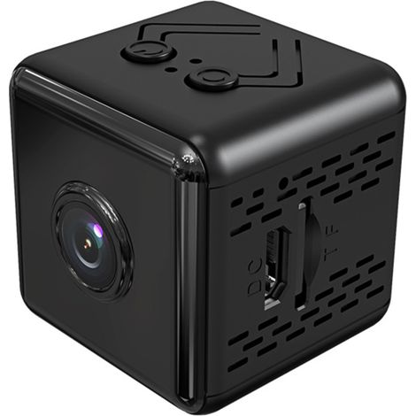 Mini caméra portable 4K avec vision nocturne, détection mouvement, WiFi, base magnétique, pour surveillance maison/enfants/animaux (1/5)