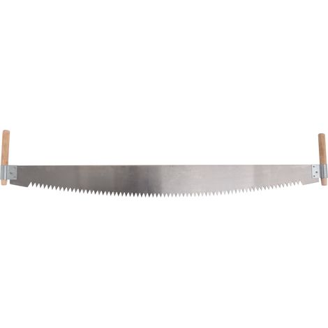 Zugsäge, Trummsäge, Zweimannsäge, Schrotsäge 1000 mm mit Holzgriffen