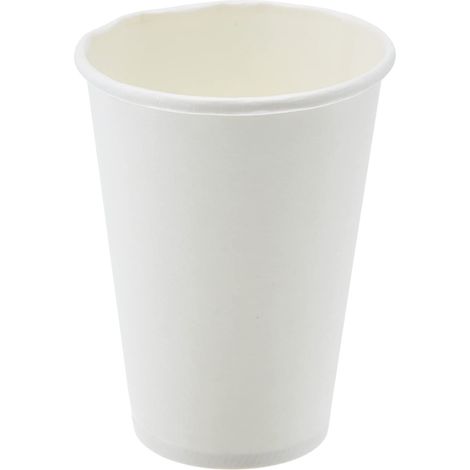 Heku 30903 30903-50 Bicchieri di Carta, 0,2 l, in Fibra Fresca con Rivestimento, Colore: Bianco, (1/2)