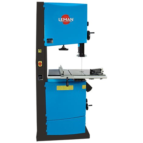 LEMAN - Sierra de Cinta Monofásica SRU470 para Madera, 1900 W, Corte 465 mm, Mesa Inclinable 45° (1/5)