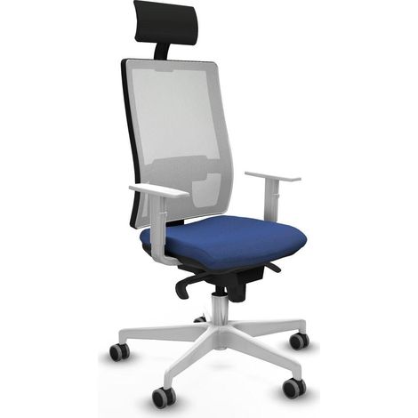 Piqueras y Crespo Chaise Ergonomique Bleu Marine Bureau (1/3)