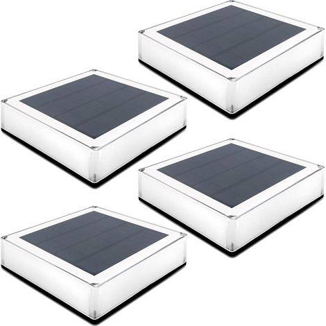 4 lampes solaires d'extérieur pour poteaux, terrasses et clôtures - AquaForge (1/5)