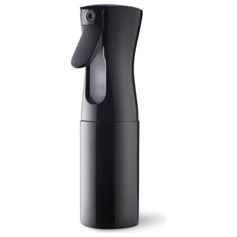 Bouteille de vaporisateur pour les cheveux, Continuous Water Bouteille de vaporisation Mister vide, apprivoiser les cheveux le matin, Coiffure, Plantes - 160ml Vaporisateurs vides (noir)
