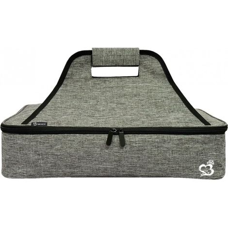 Nevera de poliéster gris 46x28x10 cm Marbueno Summer