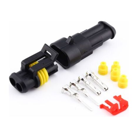 Connecteur de fil électrique étanche à 1, 2, 3, 4, 5 ou 6 broches pour voiture et camion (1/5)