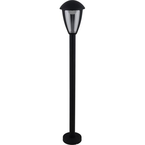 Borne Lumineuse LED Extérieure Design Lanterne Moderne en Aluminium Noir pour Allée et Jardin - PANGIVO (1/5)