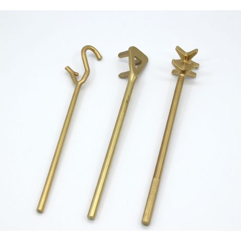 Llave de válvula antichispas 750 mm mango redondo bronce de berilio