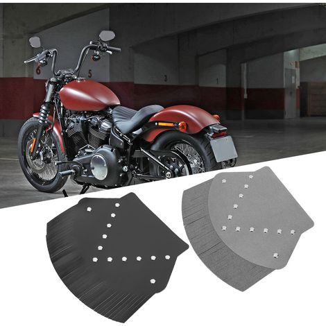Garde-boue arrière moto, couvre-mudflap de rechange, protection anti-éclaboussures, accessoire de personnalisation, noir, pièce de décoration universelle. (1/5)