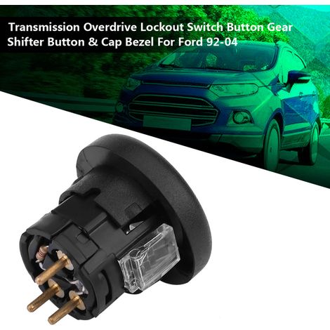 Pomo de la transmisión para Ford 9204 con rango de sobremarcha y bisel cromado (1/5)