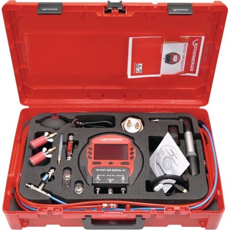 Dispositivo di misurazione pressione / perdita Rotest GW Digital V3 Workber.b.g.20bar Rothenberger (1/4)