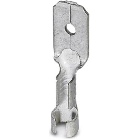 Phoenix Contact 3240162 Flachstecker  Steckbreite: 6.3 mm Steckdicke: 0.8 mm 180 ° Unisoliert Metall