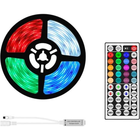 Bande lumineuse LED RGB étanche, style néon, pour une ambiance féérique et une décoration originale.