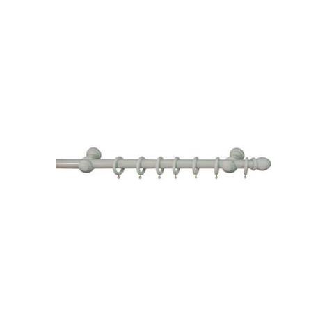 BASTONE IN LEGNO CON ACCESSORI Ø MM.23 BIANCO  cm.200