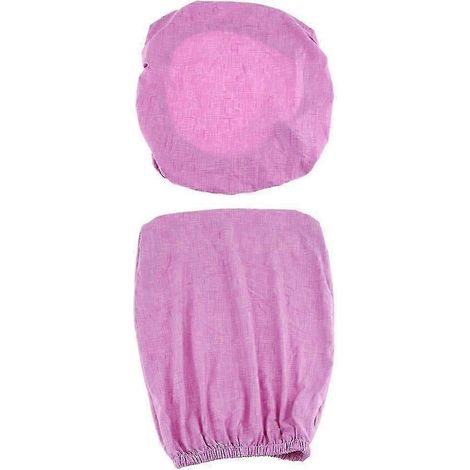 Housses extensibles amovibles pour ordinateurs de bureau - Sièges pivotants divisés-Purple (1/5)