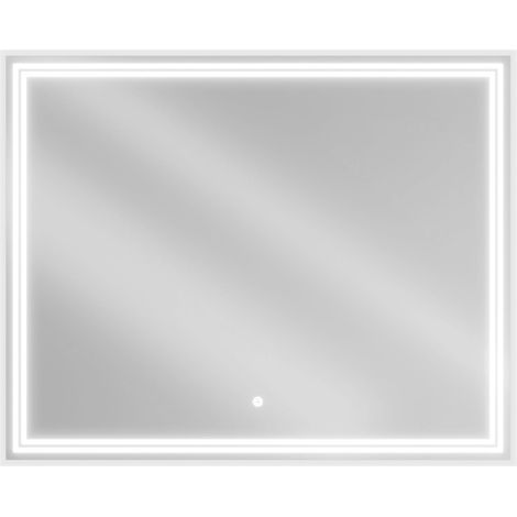 Mexen Taco espejo de baño iluminado 100 x 80 cm, LED 6000K, antivaho - 9805-100-080-611-00 (1/5)