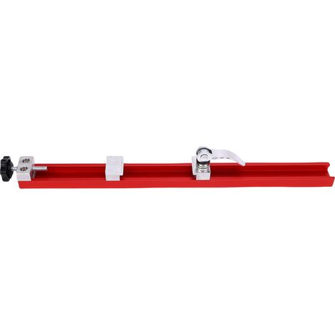 Rail de guidage réglable pour scie circulaire, en alliage d'aluminium, portable, stable et léger. (1/5)