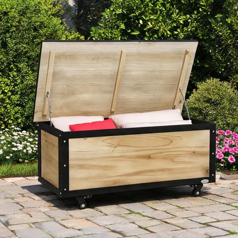 Coffre de jardin en tannenholz 100 x 50 x 43 cm (1/5)