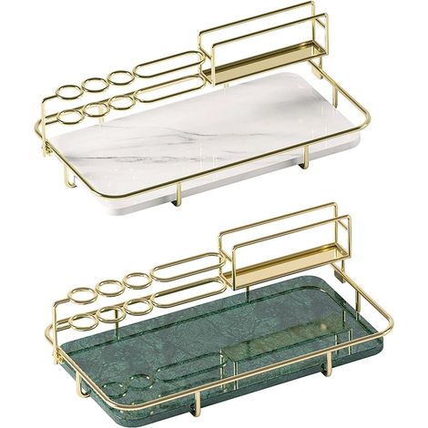 Shelves Bathroom Organizer 1 Tier Bathroom Cosmetic Storage (1/5)
