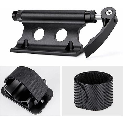 bike Fork Mount Bracket(black), Aluminum Alloy Bike Fork Mount Bracket With Quick Release Stem, Bike Front Fork Fixed Clip Luggage Carrier For Tru (1/5)