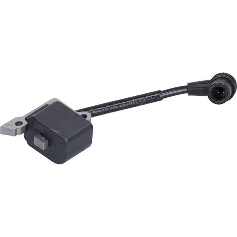 Lot de 2 bobines d'allumage haute tension compatibles avec tronçonneuses Craftsman 358, interrupteur de coupure de flamme intégré pour sécurité et performance optimale. (1/5)