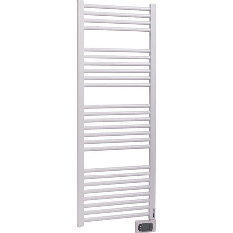 Sèche-serviettes électrique 750W, H:132,2 x l:50 cm, blanc - Flèche, Irsap