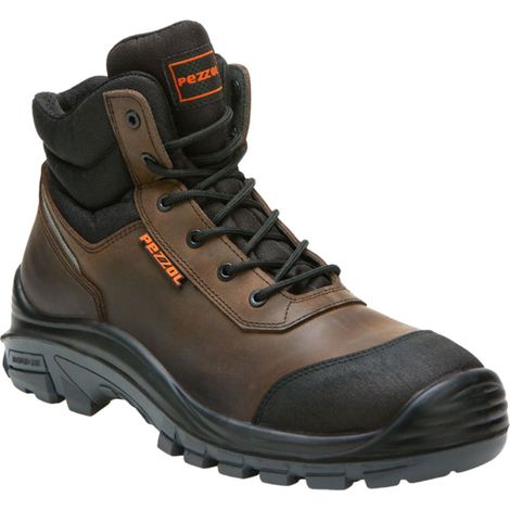 Pezzol Supreme S3S SC FO SR Sicherheitsschuhe - 41 EU - Braun