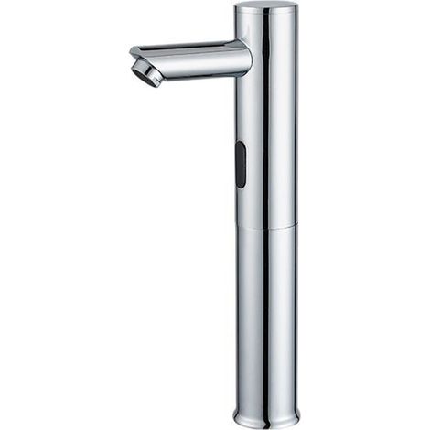 Robinet à capteur automatique - Robinetterie de salle de bain avec capteur infrarouge - Mitigeur monocommande - 32cm (1/5)